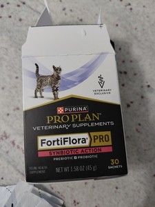 Open Box 28 New Purina FortiFlora Pro Plan Veterinary Probiotic Cat Supplement