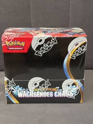 Pokémon Wachsendes Chaos Display 36er Booster OVP Sealed Deutsch