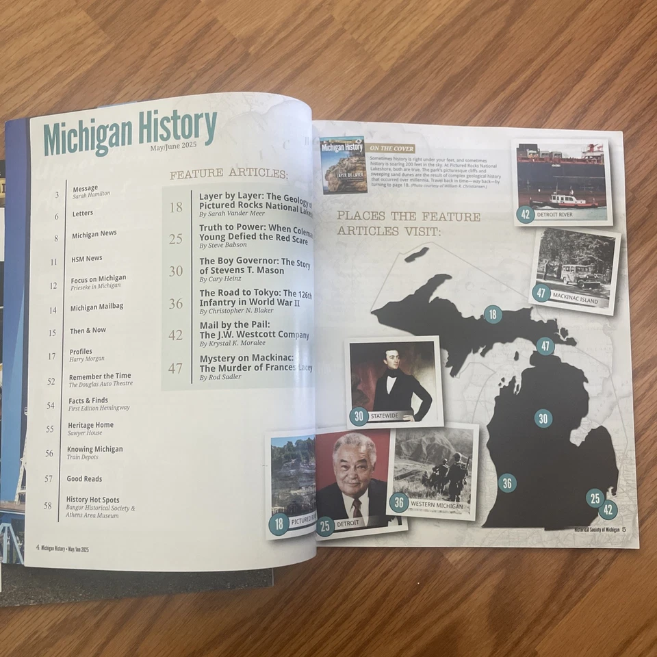 Michigan History Historical Society Of Michigan Magazines 2 issues  - Image 4 of 4