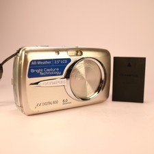 Olympus Digital Camera Mju 600 6.0MP Silver Tested