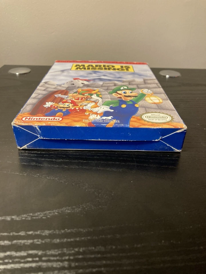 Mario Is Missing NES Nintendo 1991 Oval SOQ Auténtico Probado y Funcionando Foto 4 de 4