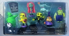 Disney Tim Burton THE NIGHTMARE BEFORE CHRISTMAS 7-Piece Collectible Figure Set