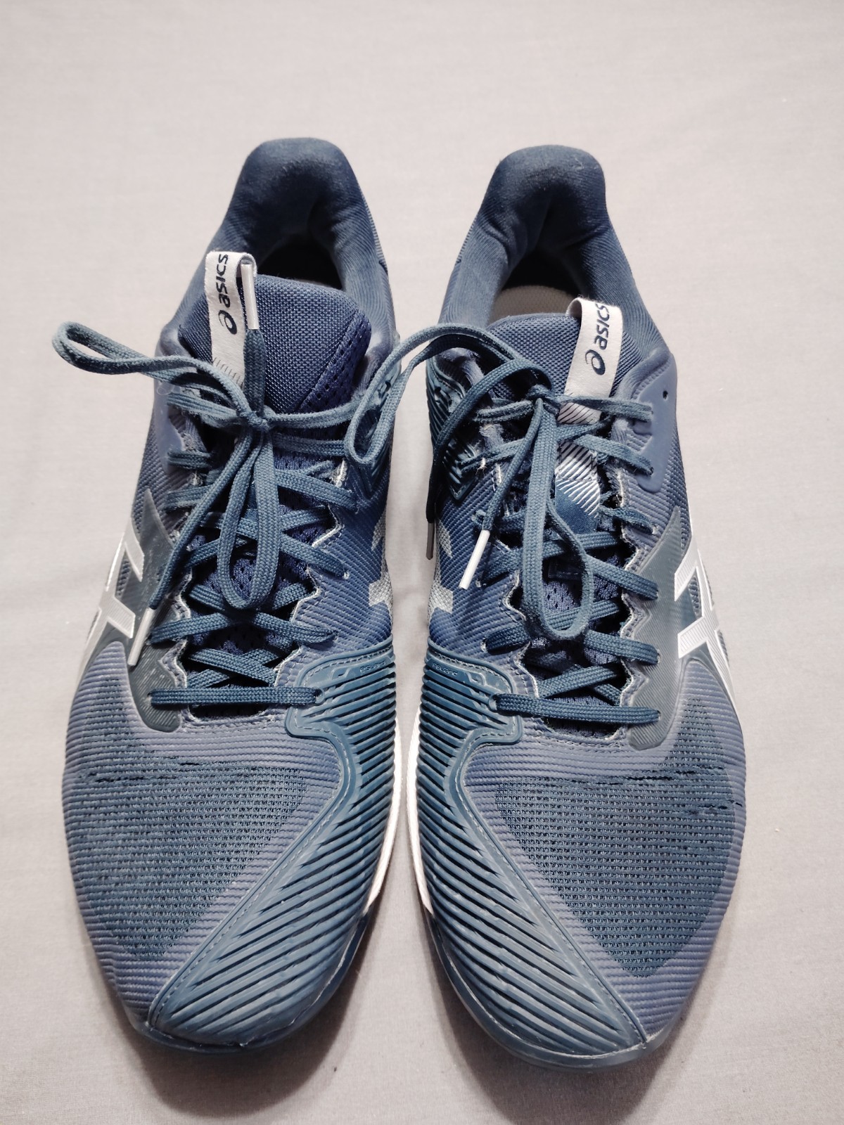 Asics Men 12 Blue Solution Speed FF 3 Tennis Sneakers Walking Athletic Shoes image 2