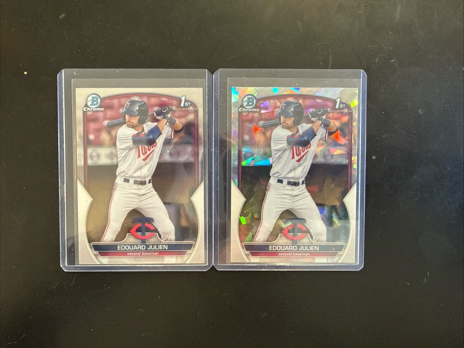 2023 Bowman * EDOUARD JULIEN 1ST BOWMAN CHROME ATOMIC REFRACTOR #BCP-82