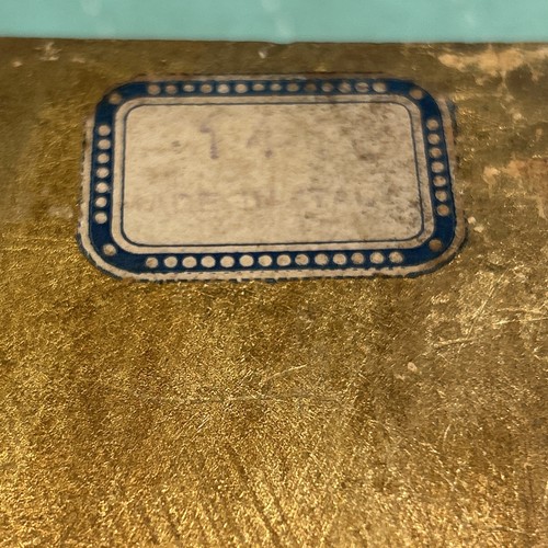 Vintage Italy Italian Wooden Jewelry Trinket Box Gold - Picture 11 of 18