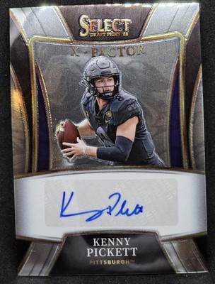 2022 Panini Select Draft Picks - X-Factor Signatures Kenny Pickett #X-KPI