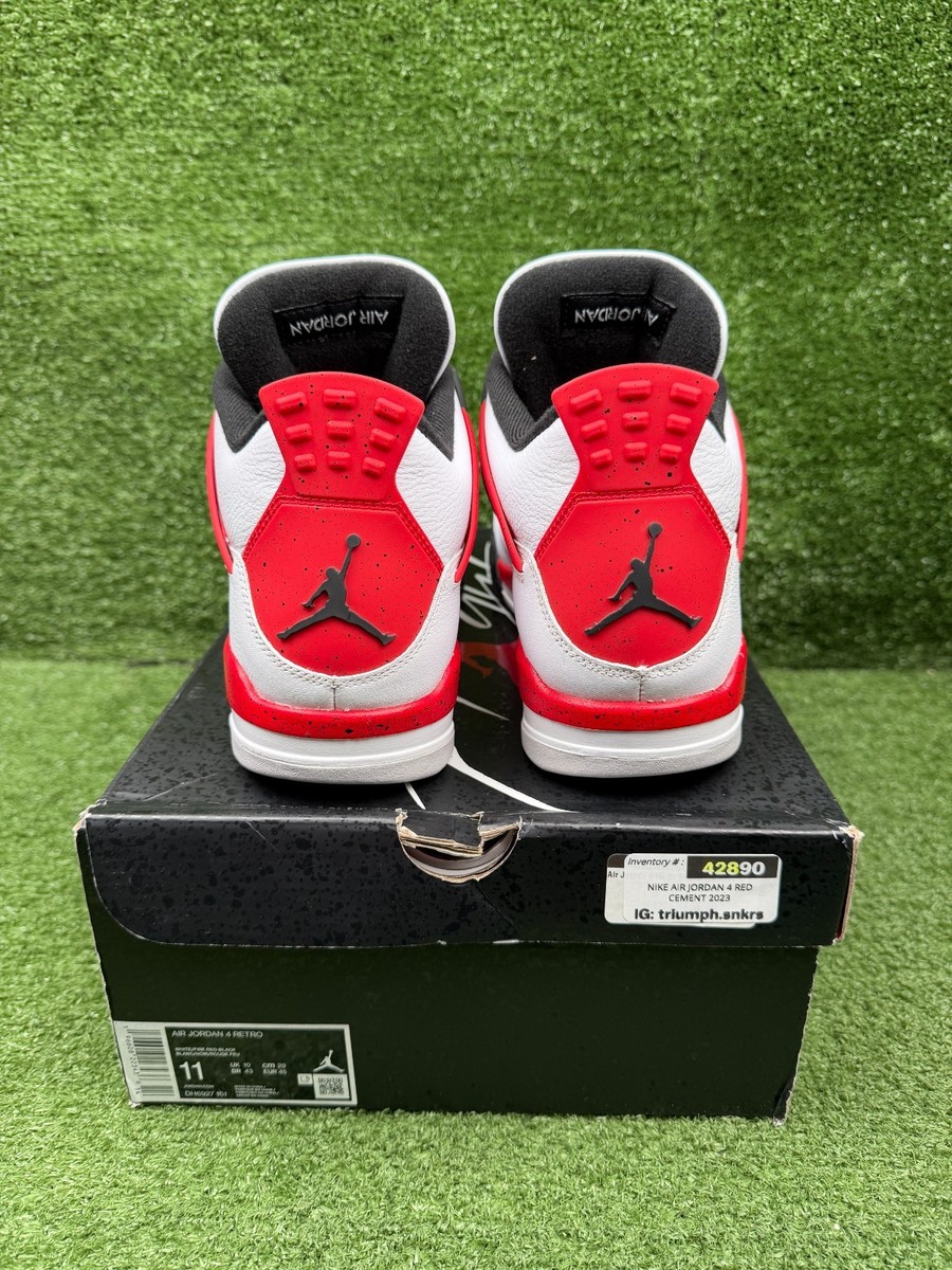 Size 11 - Jordan 4 Retro Mid Red Cement | eBay