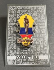 Hard Rock Cafe Cartagena Columbia Core Headstock Flag Pin Indigenous Woman NEW