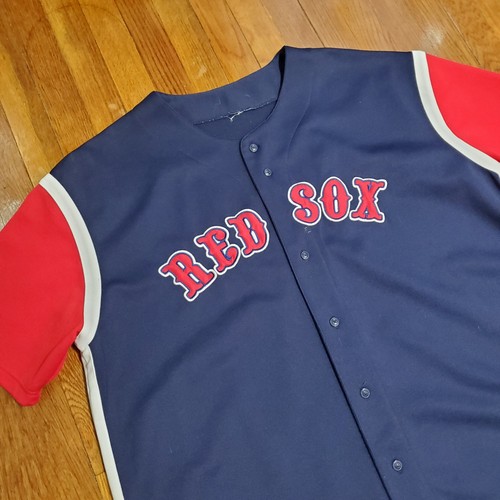 Boston Red Socks MLB Dynasty Baseball Jersey Embroidered Size 2XL/3XL See Measur - Picture 3 of 12