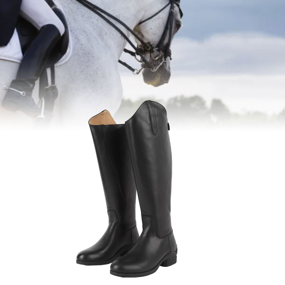 Tall Riding Boots Unisex Equestrian Riding Boots Stylish Breathable For ...