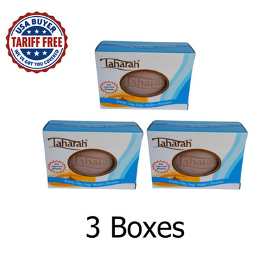 3 Pack Taharah Clay Soap   Gentle Natural Soap for Taharah Cleansing