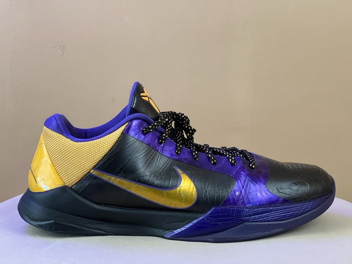 Nike Kobe 5 Lakers 386429-071 Men's 11.5 | eBay