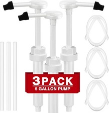 3 Pack 1 oz Pump for Large Gallon Bucket, 5 Gallon Pump Dispenser 38-400, Ant...