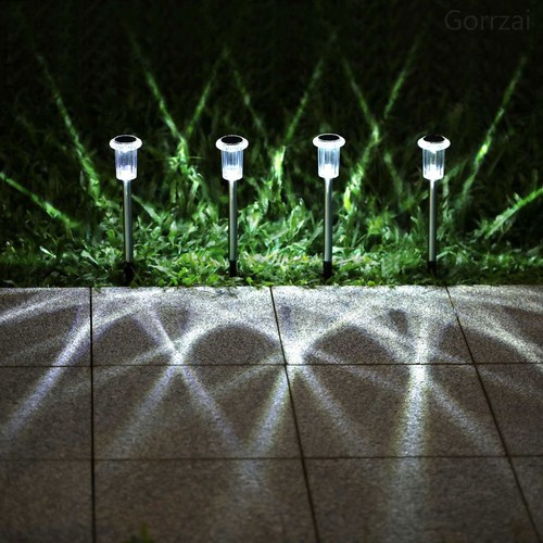 Solar Pathway Lights 10 Pack Solar Lights Outdoor Waterproof 6000K Cold White... - Bild 6 von 8