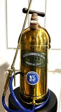 Vintage Signa Italian Brass Fire Extinguisher...