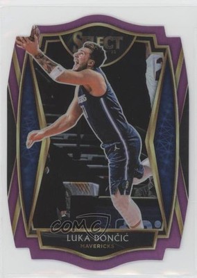 2020 Select Premier Level Purple Prizm Die-Cut 91/99 Luka Doncic Dončić #150 4k8