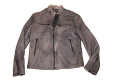 Replay Herren Lederjacke Leder Jacke - M8031 - Schafleder - Braun - Größe XL