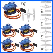 Set of 5 - 9g Digital Metal Gear Servo Motors for RC Cars, Drones & Robots