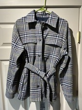 Pendleton Tweed Belted Jacket Women s Size Medium New With Tags