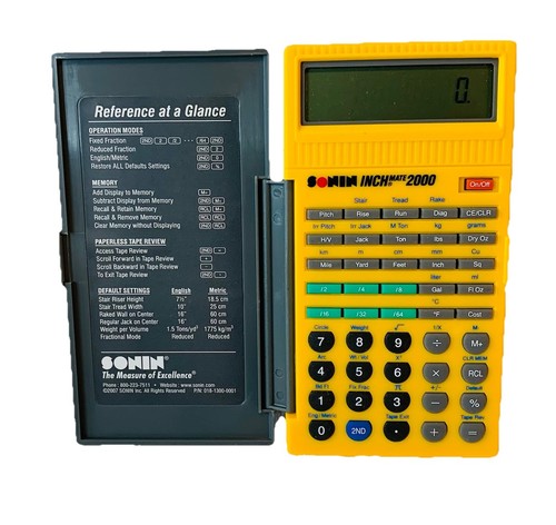 Caculador científico Sonin Inch Mate 2000 modelo DT220 construcción - probado - Imagen 1 de 9