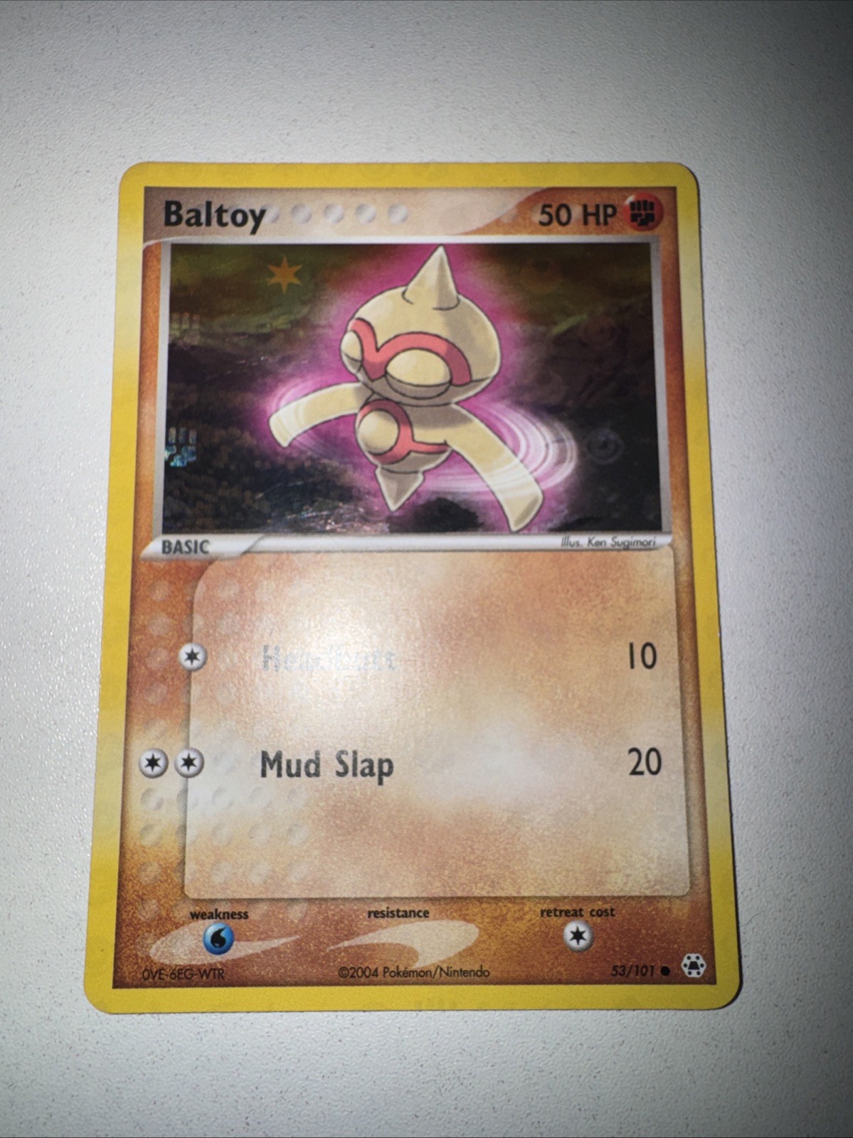 Pokemon Card - Baltoy Hidden Legends 53/101 Reverse Holo