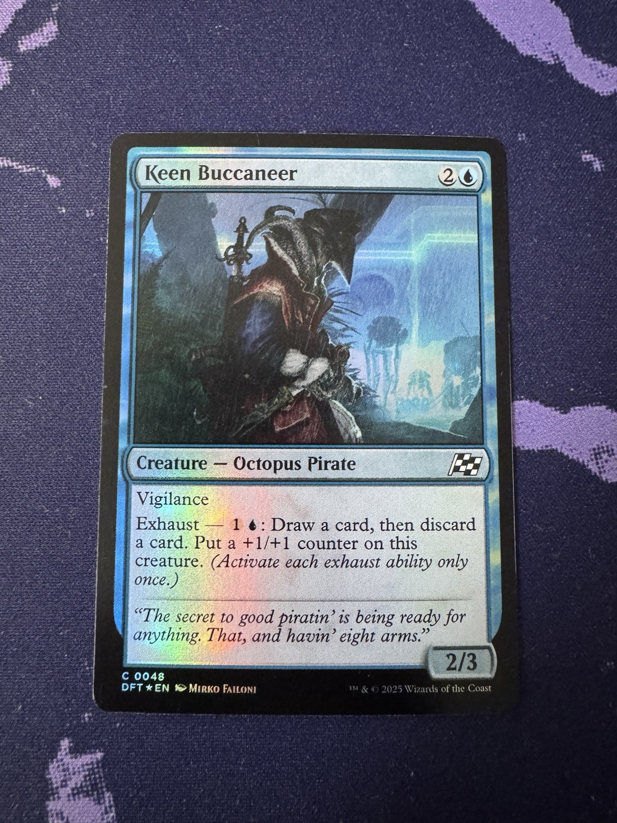 MTG Keen Buccaneer DFT 0048 Foil