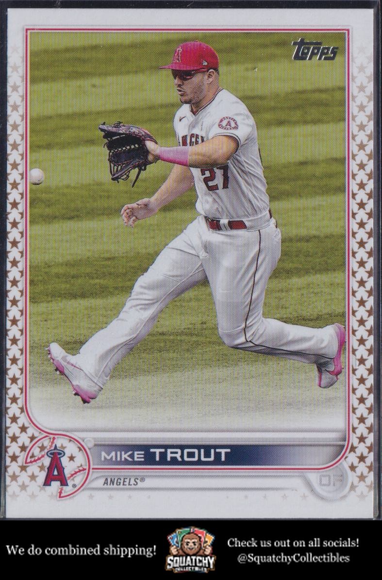 2022 Topps #27 Mike Trout Gold Star
