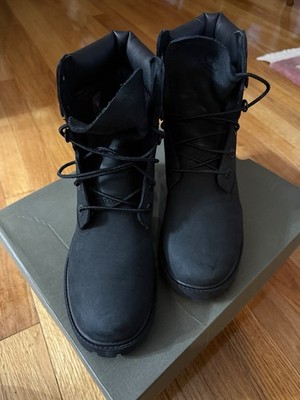 NEW: Timberland 6-Inch Premium Waterproof Boot Black Boys US 6 EU 39 TB0A14VJ