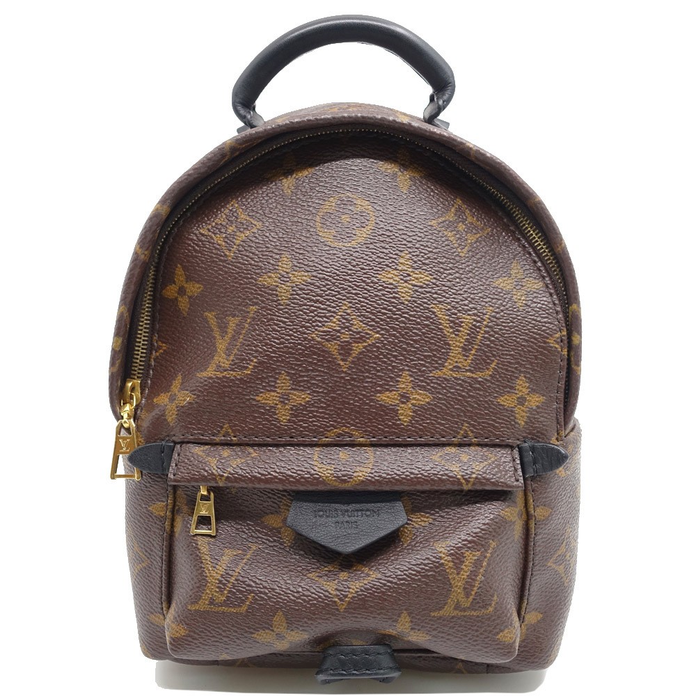 Louis Vuitton Mini Palm Springs Backpack Monogram M44873 Gold Hardware 596068