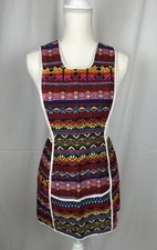 HANDMADE GUATEMALAN Hand Woven APRON Pockets Smock Colorful