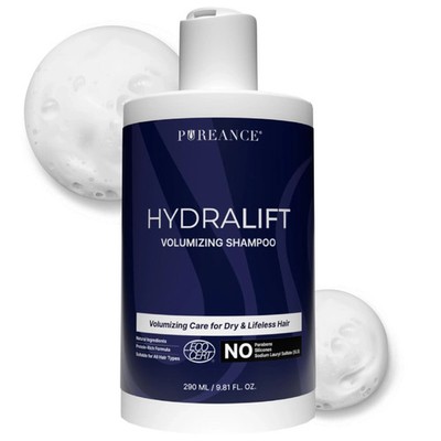 Pureance Hydralift   Volumizing Shampoo for Thinning Hair for Women  Men   Cl...