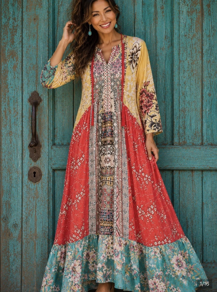 Johnny Was Long Sleeve Long Dresses for Women for sale | eBay