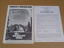 Richard Dreyfuss - The Goodbye Girl - 1977 UK Film Campaign Book + Synopsis