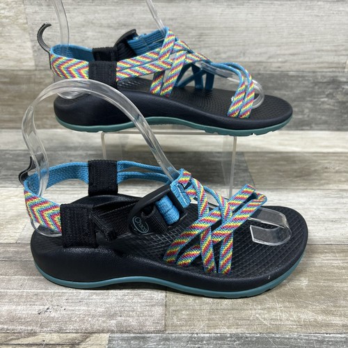 Chaco ZX2 Yampa Sandals Youth Kids 2 Rainbow Double Strap Trail Hiking Shoes