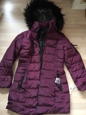 Nautica Purple Quilted Padded Hooded  Coat  Bnwt Size M 10/12