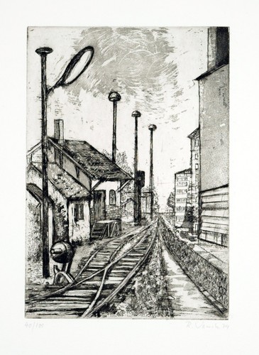 Atelier Handpresse, Radierungen Berliner Künstler. Stadtlandschaften, 1974 - Picture 9 of 12