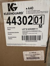 Disposable white coveralls kleengard 44302