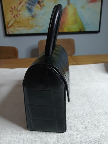 Liberty Leder italienische Handarbeit Handtasche Vintage, um 1950 - Bild 4 von 14