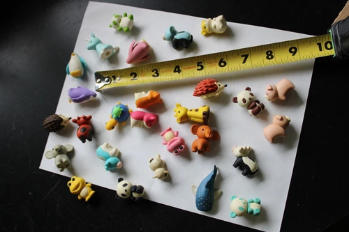 Lote de gomas de borrar japonesas Iwako animales surtidos coleccionables sueltos