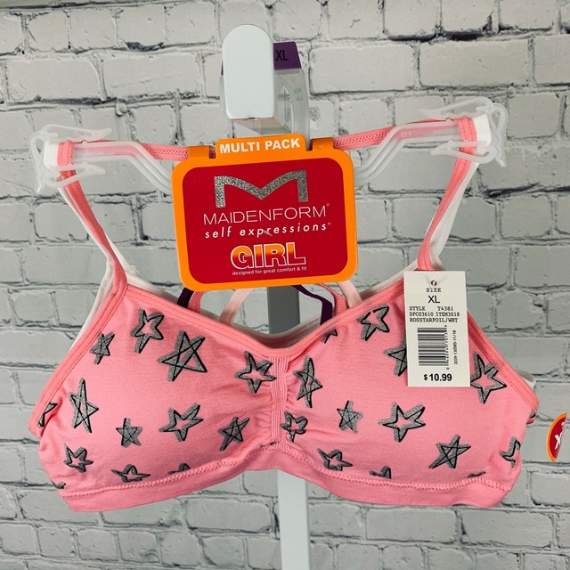 pink crop bra