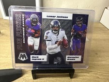 2020 Mosaic Football Lamar Jackson Flea Flicker Ingram Brown Baltimore Ravens