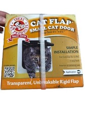 Cat Flap Small Pet Door 6 1/4" x 6 1/4" Easy Installation
