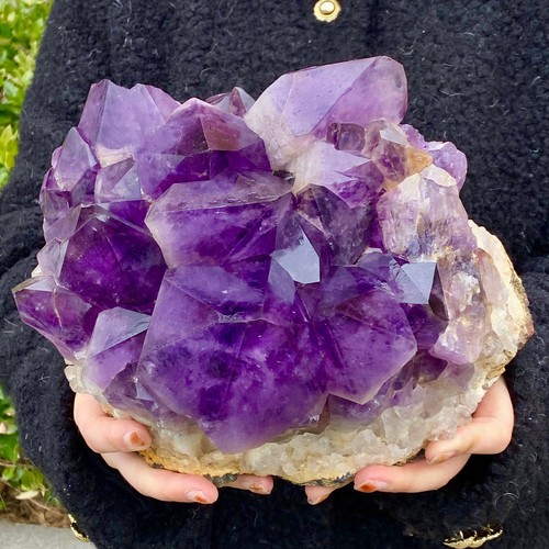 16.64LB Natural Amethyst Backbone Crystal Raw Ore Specimen Stone Healing - Zdjęcie 2 z 12