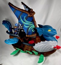 Imaginext Serpiente Barco Pirata Barco Fisher Price - Construcción Robusta