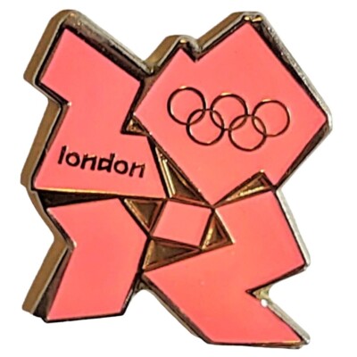 2012 London Olympics Pink Logo Olympic Rings Hat Pin Lapel Pin