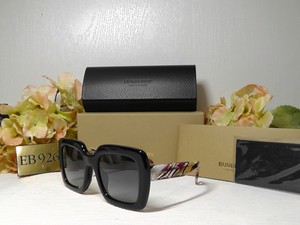 burberry black square sunglasses