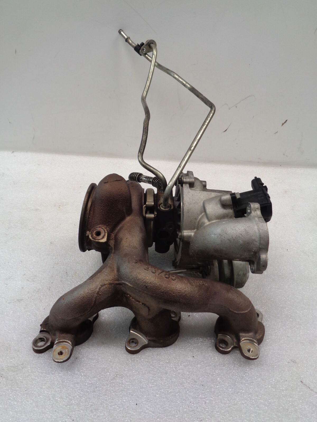 2014-2017 Maserati Ghibli 3.0L Left Driver Turbocharger Manifold OEM AK2402131