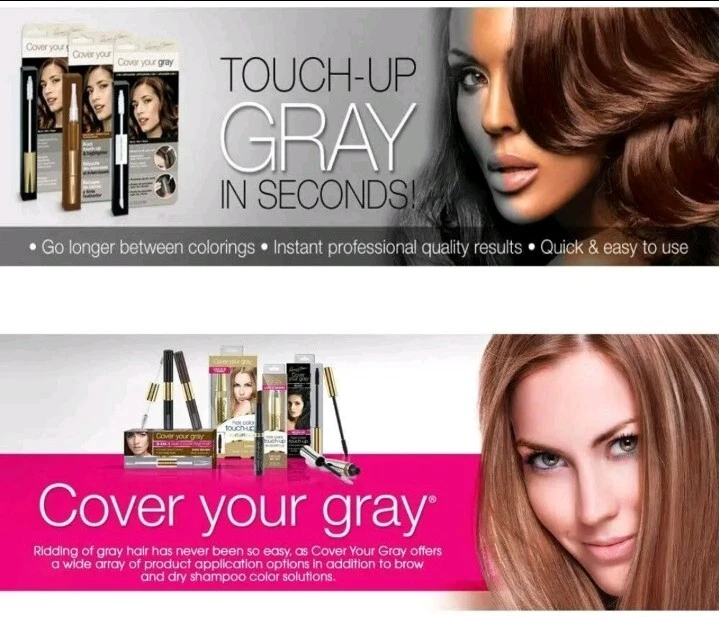 *INSTANT COLOUR* Cover Your Grey Hair  Root Touch-Up - Black - Image 4 of 4