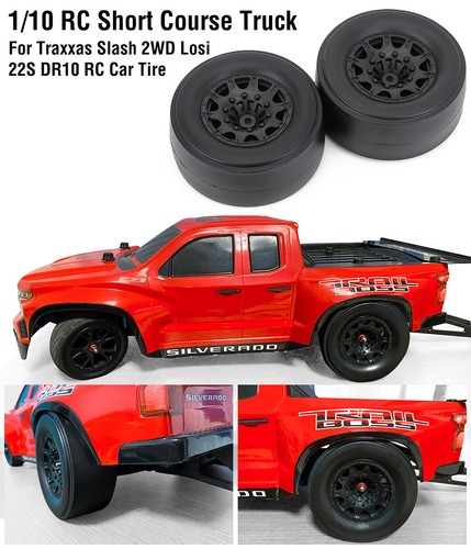 RC Drift Racing Car Slick Reifen 12mm Sechskant Nabe für 1/10 Short Course Truck - Bild 2 von 16