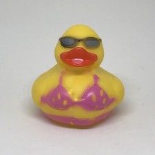 Polka Dot Bikini Rubber Duck 2  Ducky Beach Bath Pool Jeep Toy